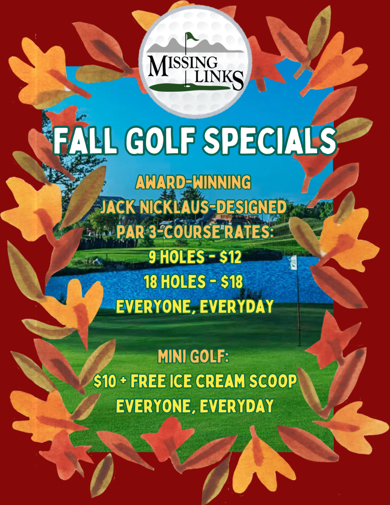 Fall Golf Special